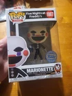 Funko Pop Marionette #1007 Five Nights at Freddy's 10 Years READ