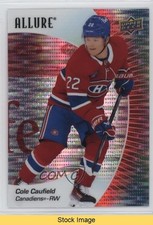 2023-24 Upper Deck Allure Red Rainbow Cole Caufield #100 READ 7vj