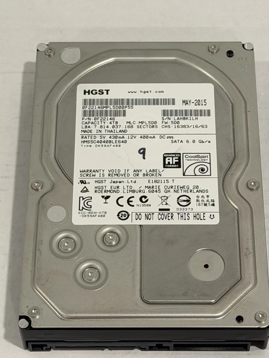 HGST 4TB Computer Internal Hard Disk Drives for sale | eBay