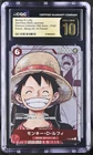 One Piece Japanese Monkey D. Luffy P-001 Preium Collection 25th PRISTINE CGC 10