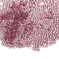 Iridescent Tiny Glass Bubble Beads, 0.4-3mm 10g No Hole, Round, Korean Purple