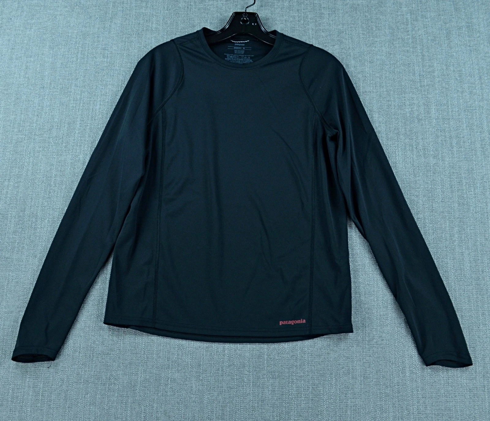 Patagonia Top Women's M Black Performance Base layer Long Sleeve