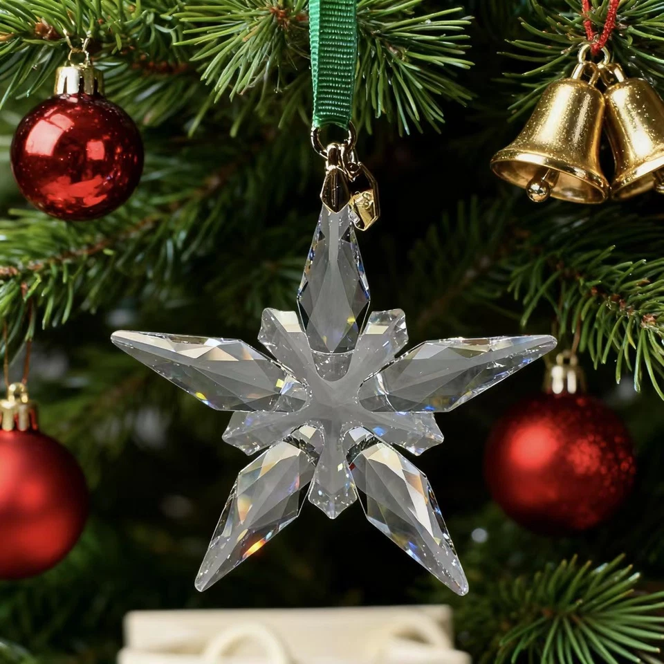 Swarovski Crystal 2025 ANNUAL EDITION LARGE CHRISTMAS ORNAMENT 5691172 NEW - Image 3 of 4