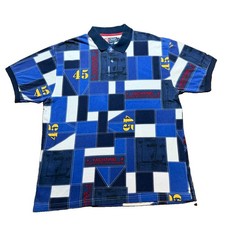 Vintage Chaps Ralph Lauren Yachting Polo Shirt XL Made In USA 90s Preppy