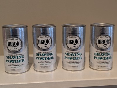 SoftSheen-Carson Magic Skin Conditioning Shaving Powder 4.5 oz  ( PACK OF 4 )