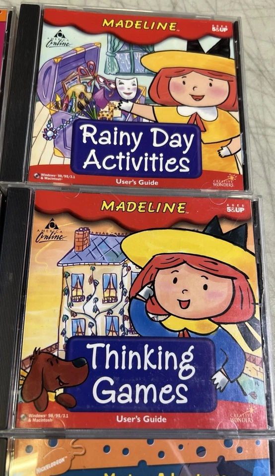 educational adventure cd roms Lot Of 10 Windows Madeline Arthur Big Bird Reading - Image 4 of 4