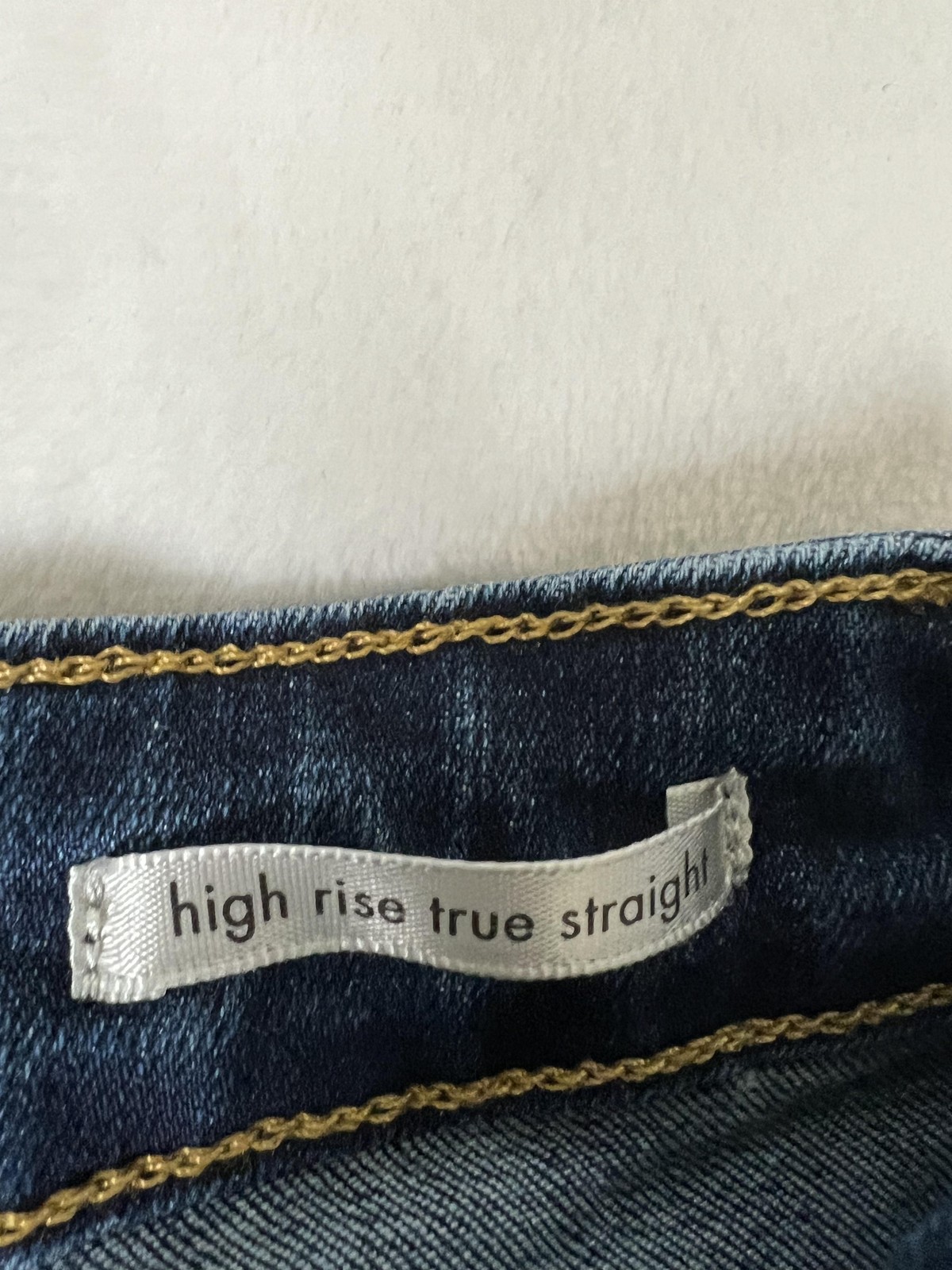 Wrangler High Rise True Straight Jeans Womens 6x34 Stretch Denim Medium Wash thumbnail 4