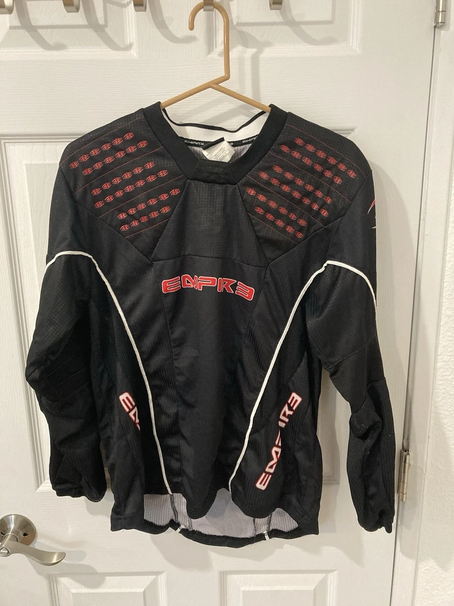 Maillot de paintball Empire Prevail rouge moyen noir