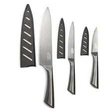 Thyme & Table Non-Stick Coated High Carbon Stainless Steel Carbon Chef's Knives