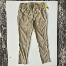 All in Motion Mens Ripstop Pants Size M Tan Quick Dry UPF 50 Stretch