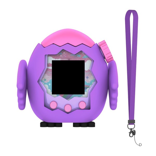 FüR Tamagotchi Paradise Silikon SchutzhüLle Mit SchlüSselband 8,3X8X3,3Cm-image