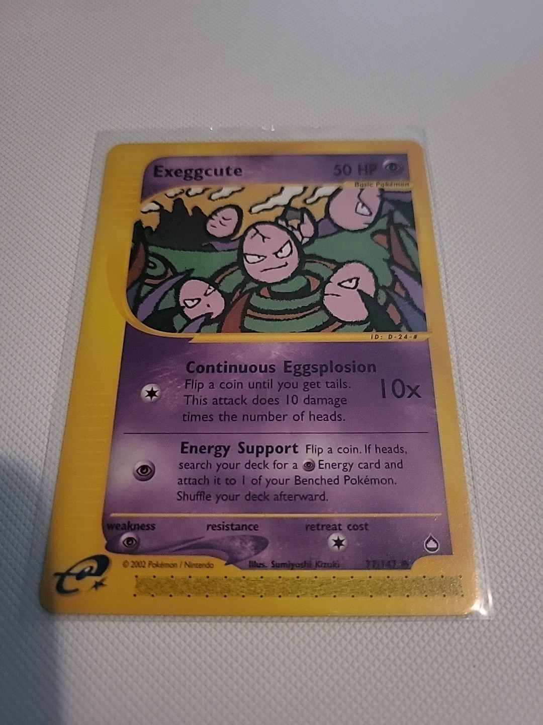 Pokemon Exeggcute Aquapolis Regular Card 77/147 NM