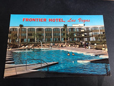 Vintage Postcard c1960 Frontier Hotel Las Vegas Nevada NV