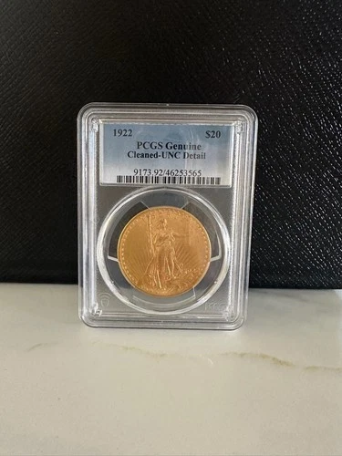 🪙 1922 $20 Saint-Gaudens Double Eagle Gold Coin – PCGS Genuine | Authentic 🪙