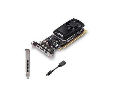 4GB PNY nVIDIA Quadro P1000 GDDR5 128bit 4x MDP Graphics Card VCQP1000-PB