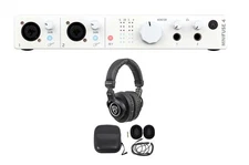 Arturia Minifuse 4 White 4x4 USB MIDI Audio Recording Interface+Headphones
