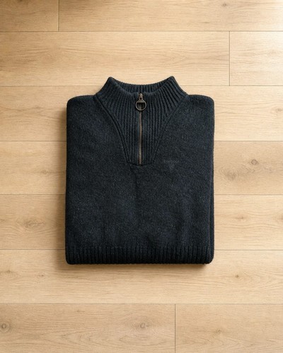 Barbour, Barbour Pull Homme Vintage Laine Col Rond Casual Chic Preppy British #BS37