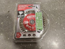 NEW DIABLO 4-1/2 in. Turbo Diamond Masonry Cut-Off Blade-115mm- DDD045TUR101C