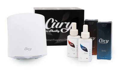 Shelly Cury, Smart Duftdiffuser Starter Kit, WLAN, Bluetooth, weiß