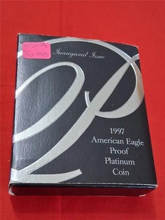 1997 W 1/10th OZ $10 AMERICAN EAGLE ( LIBERTY ) PROOF PLATINUM COIN OGP #MF 5615