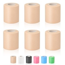 Pre Wrap Athletic Tape 6 Pack, 2.76 Inch x 11 In x 11 Yds - 6 Skin