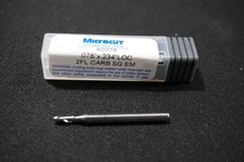 MICROCUT .078" D X .234" LOC 2-FL SQUARE SINGLE END CEM, FREE SHIP, 1 PIECE