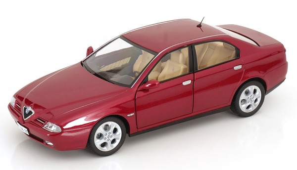 1:18 Mitica Alfa Romeo 166 3.0 V6 1998 Redmetallic-image