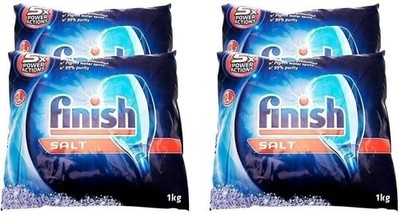 Finish Dishwasher Performance Salt Bag, 2.2 Lbs (Pack of 4)