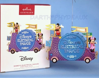 Hallmark 2023 Disney Electrical Parade Mickey Minnie Mouse Keepsake Light Sound