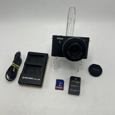 Nikon 1 J1 Mirrorless Camera Black (10.1MP)  + 30-110mm zoom lens