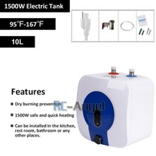 10L Mini Hot Tank Electric Water Heater Kitchen Bathroom Home 95 F-167 F US 110V