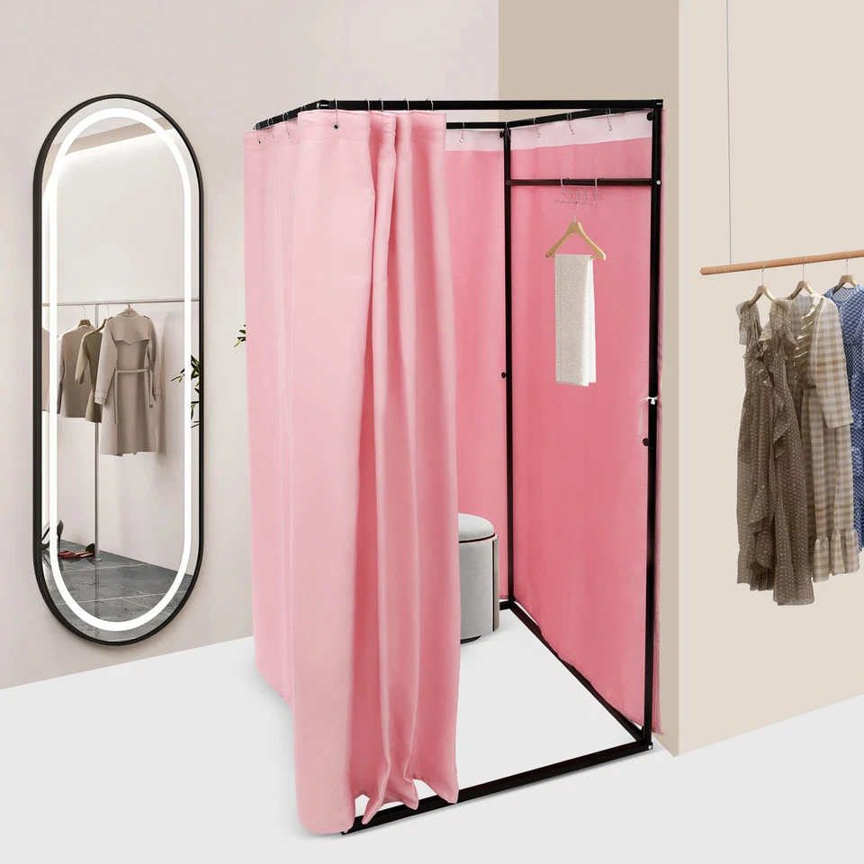 Tienda de ropa portátil armario tienda de ropa vestidor Foto 3 de 4