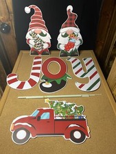 Christmas Outdoor Yard Signs Set Of Six
