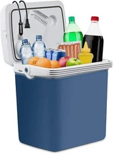 Ivation 25L Electric Cooler & Warmer, Car Fridge with Handle for Camping