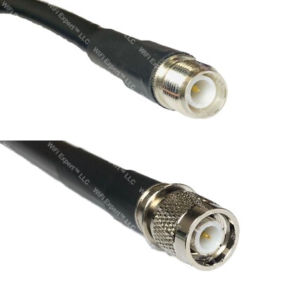 RFC400UF RP-TNC FEMALE to TNC MALE Coaxial RF Cable USA-Ship Lot