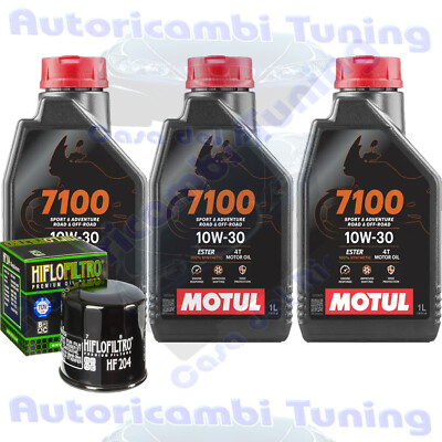 Ölwechsel-Kit Motul 7100 10W30 Für Yamaha YFM450 FG Grizzly 2007-2014