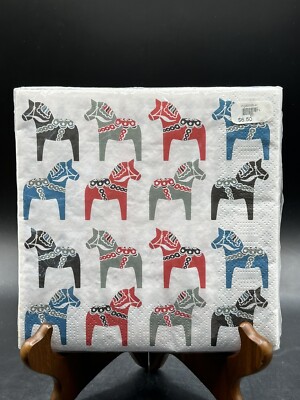 Napkins Dala Hest Nordic Luncheon