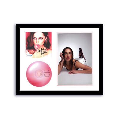 ADDISON RAE SIGNED AUTOGRAPH FRAMED 11x14 DISPLAY ACOA TIK TOK CD PHOTO ...