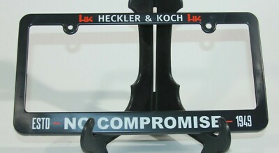 HK Heckler & Koch License Plate Frame P30 VP9 416 MR556 Officially Licensed