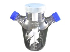 BELLCO 3L Micro-Carrier Spinner Flask With Angled Sidearms 10mm Cap 1965-61030