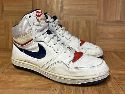 Ataque de nervios ensayo oasis VNTG🔥 Nike Air Court Force 1987 Red White Blue Sneakers Sz 10 871012  Men&#039;s Shoe | eBay