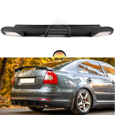 Diffuser lip for rear bumper Skoda Octavia A5 Mk2 Liftback Combi Wagon 1Z3