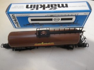 Märklin Güterwagen 4680 Erdgas braun Kesselwagen sehr rar! "Fahrrad Symbol"