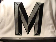 E-Z Change 8" Marquee Sign Letter 3-D Style Letter "M" Used