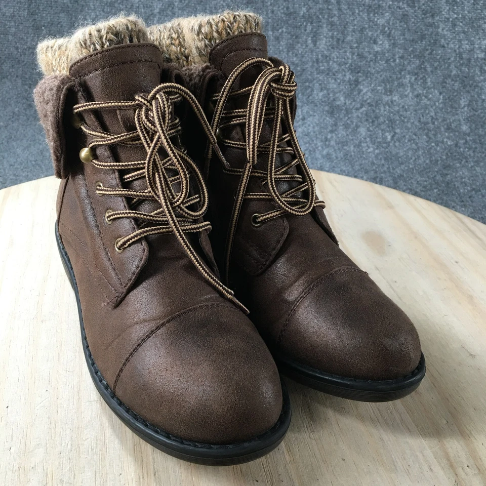 Botas de Senderismo de Montaña Cliffs by White para Mujer 7.5 M Cubierta Tela Marrón C27798 Foto 3 de 4