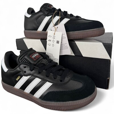 Adidas Samba J Kids Shoes Youth Indoor Soccer Sambas - Toddler / Little Kid  | eBay