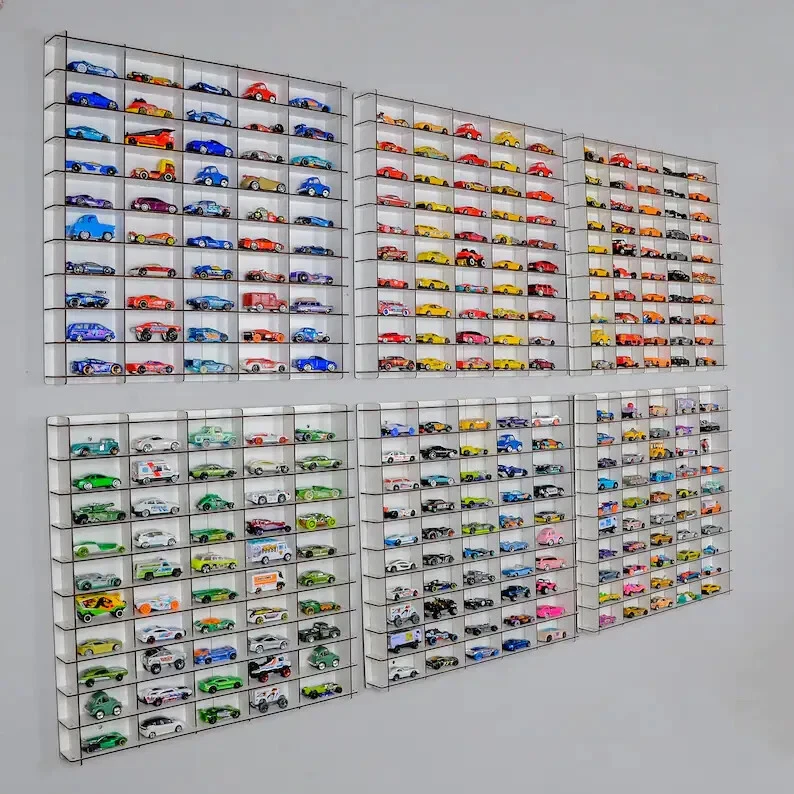 For 300 and more 1/64 Hot Wheels,Matchbox & Diecast Car Compatible Display Case - Image 3 of 4