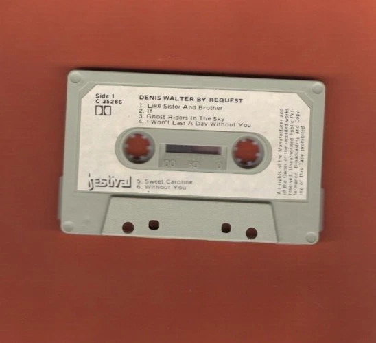 Denis Walter - By Request - Cassette - Image 3 of 4