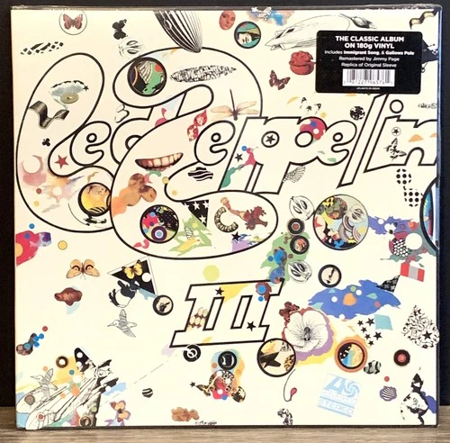NEW LED ZEPPELIN - III LP ATLANTIC RE 180G REMASTER PLANT/PAGE SEALED