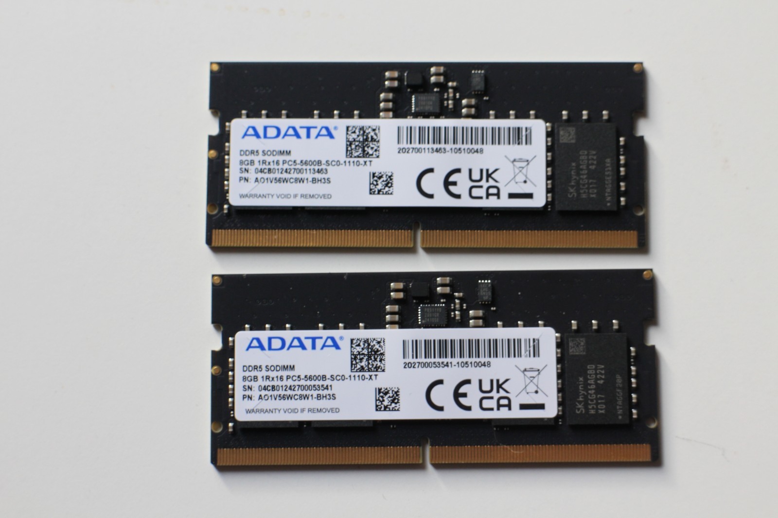 RAM DDR5 16Go ADATA 5600MHz SODIMM pour booster la vitesse du PC portable